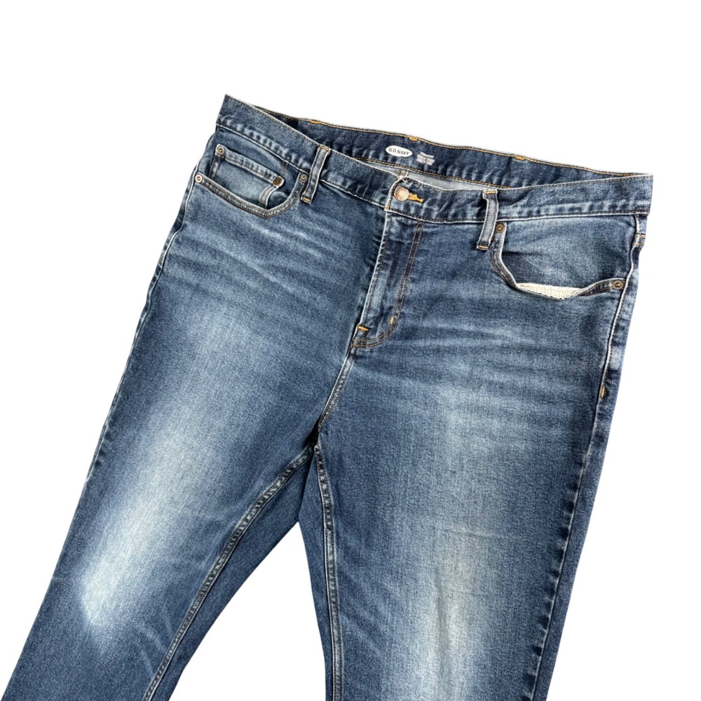 Old Navy Men's‎ Straight Built In Tough Built In Flex Jeans Blue 40x33
